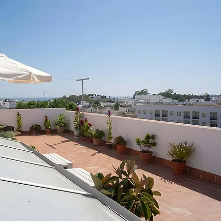 Sin Cocina Centrico Con Aire Acondicionado Terraza Azotea Compartida Коніль-де-ла-Фронтера